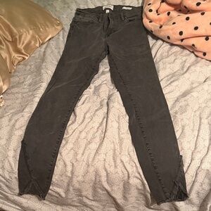 Frame Denim Women's Skinny Jeans - Dark Gray